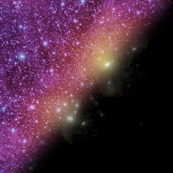 Вселенная, темная материя, симуляция,  «Космический автогол» - еще один ключ в охоте за темной материей 